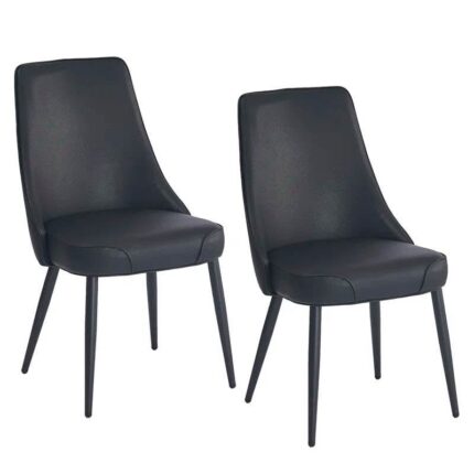 Laltes Metal Upholstered Back Side Chair