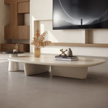 Rudina Modern Wood Nesting Coffee Table